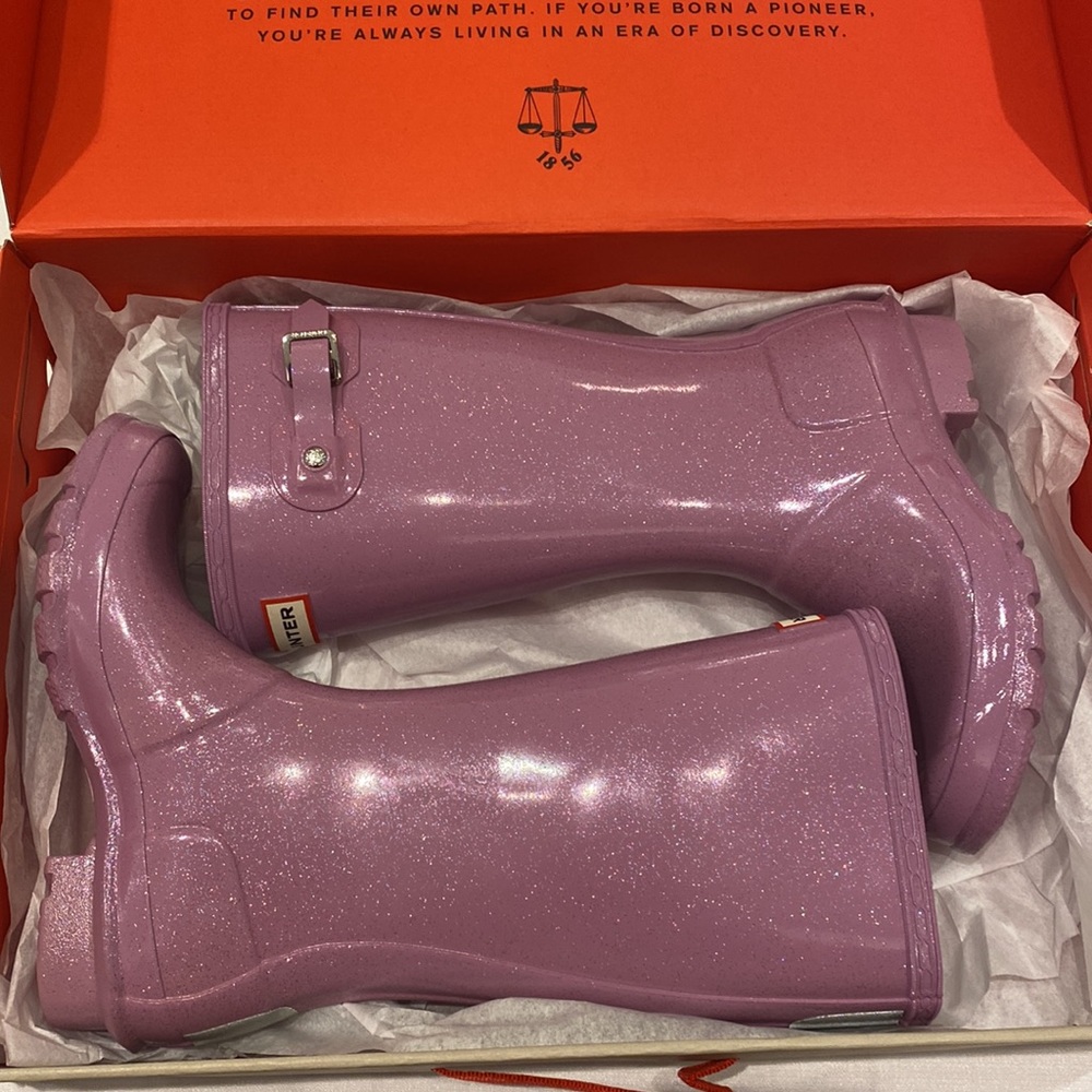 Hunter Starcloud Glitter Rain Boot